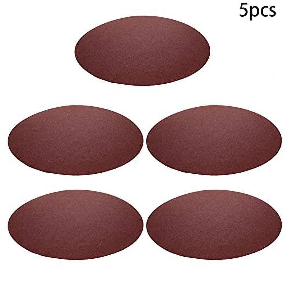 XiHAMA 12-inch PSA Sanding Discs 60 Grits NO-Hole Self Stick Adhesive Back Aluminum Oxide Sanding Discs for Orbital Sander