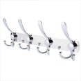 thumbnail image 2 of Multifunction Stainless Steel Wall Hanger Hook Rack Towel Hat Rack for Bathroom (4 Hooks), 2 of 4