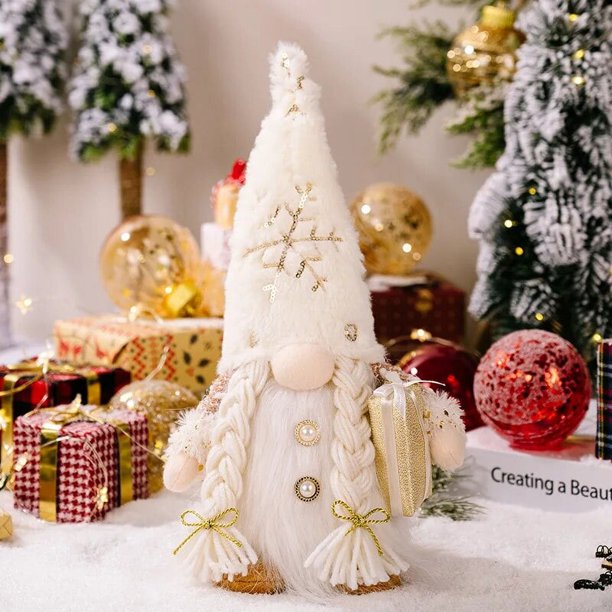 Muñeco sin rostro navideño de 45cm, Gnomo elfo con luz Led, adornos navideños para el hogar, Navidad, Año Nuevo, regalos para niños 2023