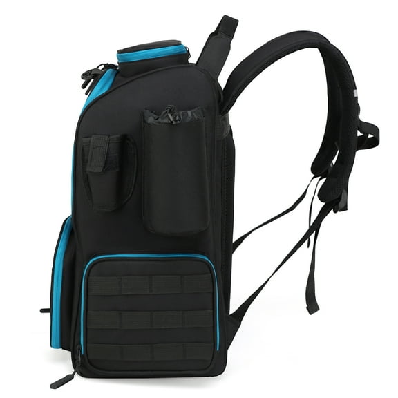 Bag Lixada Fishing Backpack Waterproof Fishing Tackle Storage Bag With 4 Trays And Rain Cover