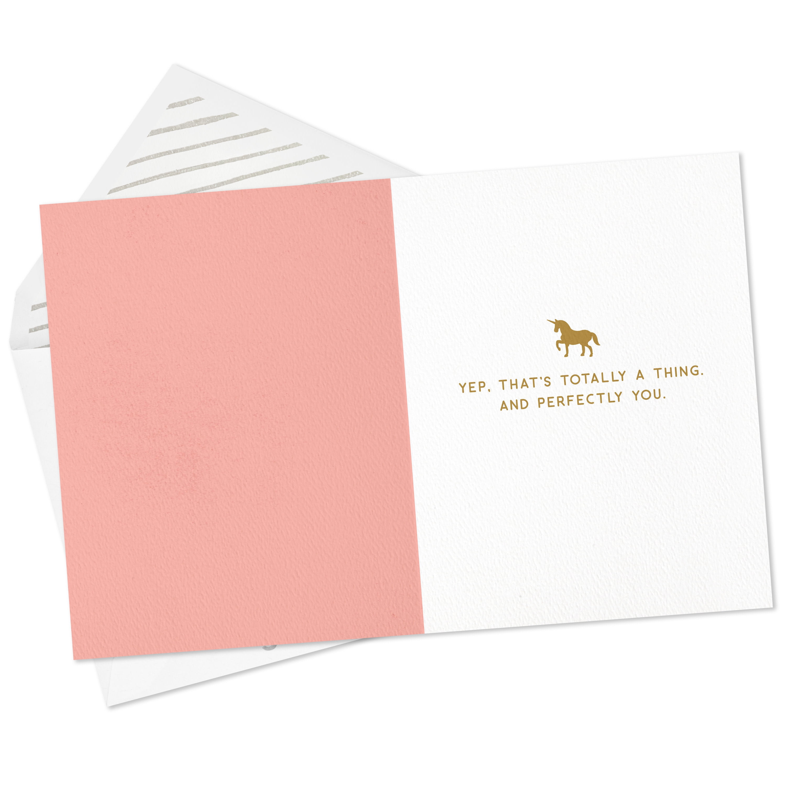 Hallmark Good Mail Encouragement or Birthday Greeting Card (Unicorn Queen)