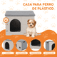 thumbnail image 3 of Casa Para Mascota Belfats Gris Ideal Para Perros Chicos, 3 of 8