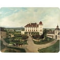 thumbnail image 2 of Ferdinand Lepie 24x19 Gold Ornate Framed and Double Matted Museum Art Print Titled - Lichtenegg Castle Near Wels (1862), 2 of 4