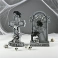 thumbnail image 3 of Ltdhehe Halloween RIP Skeleton Yard Signs | Display | Halloween Skeleton | Resin Skeleton Yard Sign For Outdoor Decorations Cemetery, 3 of 6