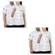 thumbnail image 2 of Advancent Uniforme de Chef de algodón, camisas de manga corta para hombres, botones de delantal, suministros ajustables para el hogar, bandas Type3 NO3, 2 of 6