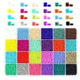 thumbnail image 2 of Kcavykas Clearance Sales,Canada Day,open Season 24 Color Glass Rice Bead Bracelet Necklace Accessories Puzzle Beaded, 2 of 8