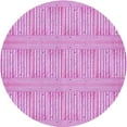 thumbnail image 1 of Ahgly Company Machine Washable Indoor Round Transitional Pastel Purple Pink Area Rugs, 8' Round, 1 of 7