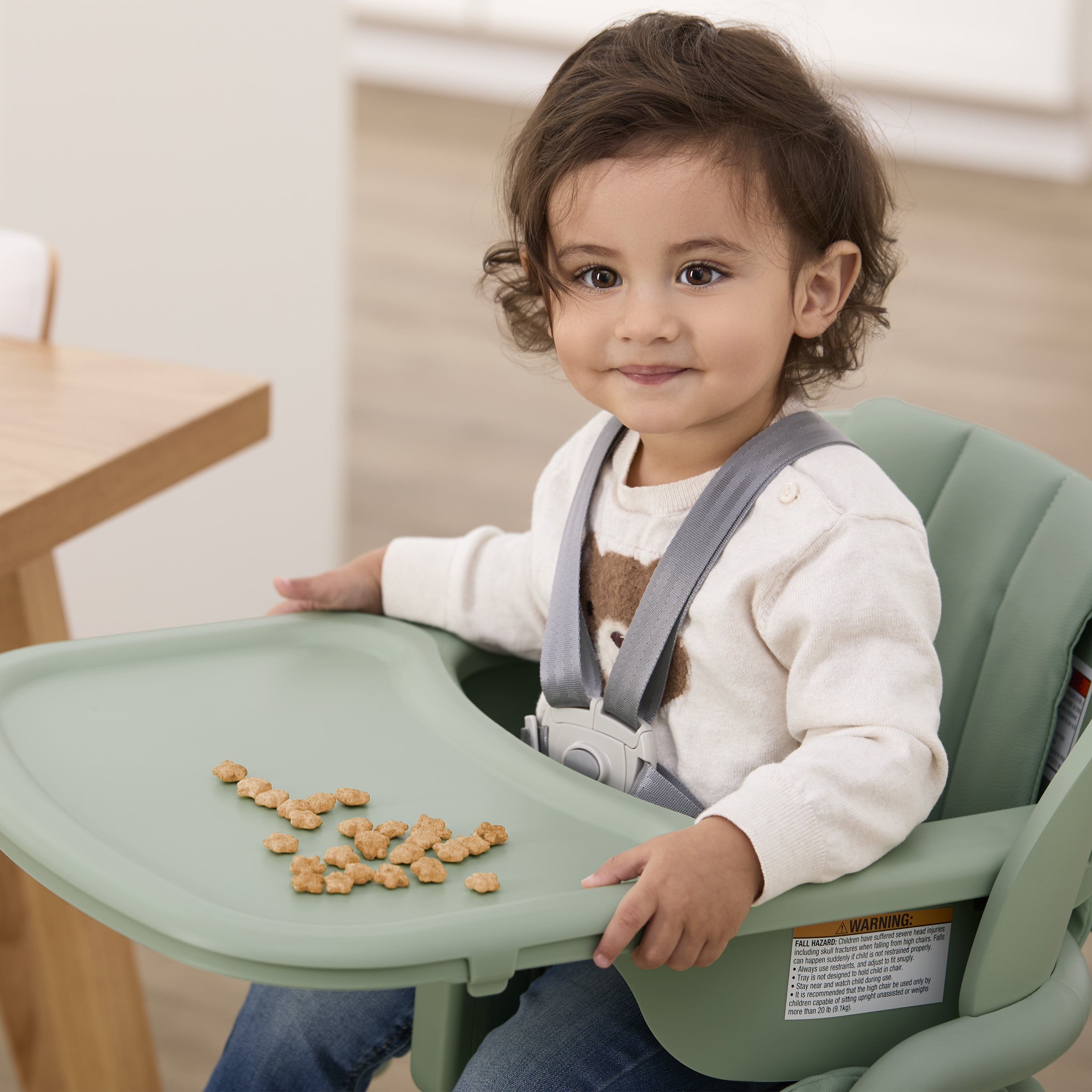 Evolur Step and Savor Convertible High Chair​, Sage