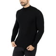 thumbnail image 3 of X RAY JEANS Mens Mock Neck Sweater Pullover, Black, S, 3 of 10