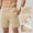 Khaki, variant on Swim Trunks Men Quick Dry Solid Beach Casual Board Shorts Swimsuit