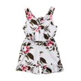 thumbnail image 5 of Été Tout-Petit Bébé Enfants Filles Barboteuse Florale Combinaison Tenue Vêtements, 5 of 5