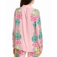 thumbnail image 2 of T Tahari womens  Button Blouse, l, Pink, 2 of 3