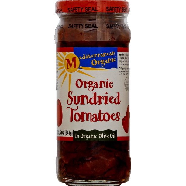 Mediterranean Organic Sundried Tomatoes In Olive Oil, 8.5 Ounce