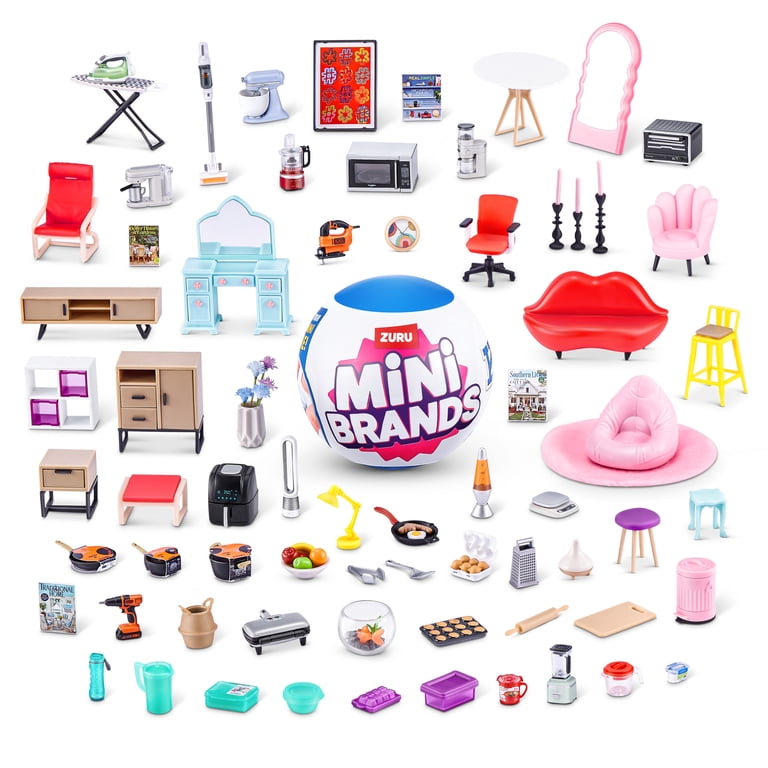 Mini Brands Home Blindbox Capsule, Over 60 Minis, Surprise