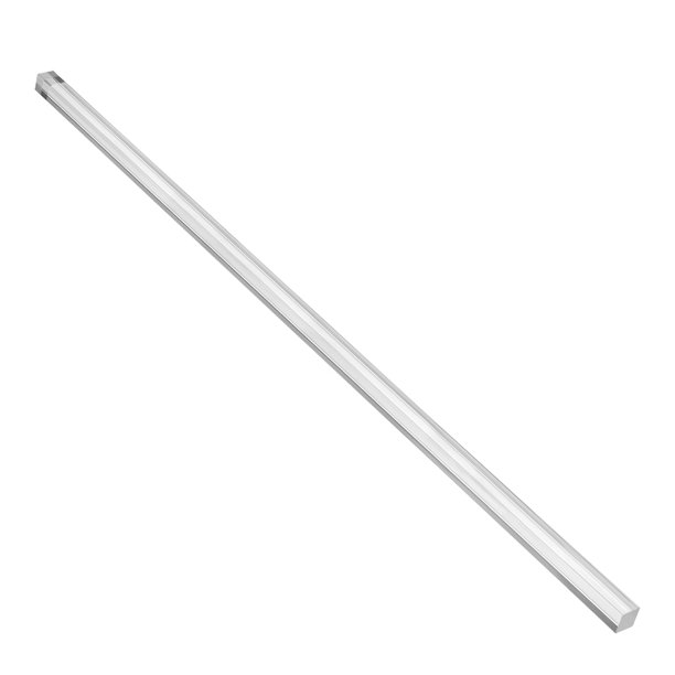 5mmx5mmx250mm Square Shape Solid Plexiglass Bar Acrylic Rod Clear