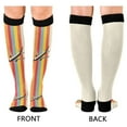 thumbnail image 4 of FORMRS Womens Knee High Socks Casual Long Thick Travel Daily Wear, 1 Pair, Colorful Plane, 4 of 6