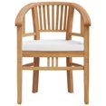 thumbnail image 3 of vidaXL 5 Piece Garden Dining Set Solid Wood Teak, 3 of 5