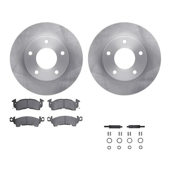 Front Brake Pad and Rotor Kit - Compatible with 1969 - 1978 Cadillac Eldorado 1970 1971 1972 1973 1974 1975 1976 1977