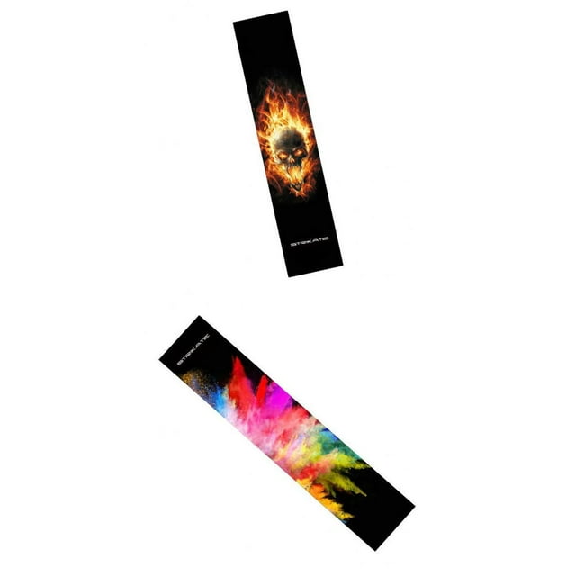 Almencla 2 Pcs Bandes de Préhension pour Longboard, Sports Extérieurs Colorés 48x10 Pouces