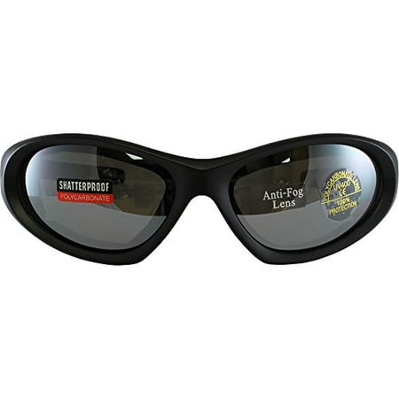 Smoke Goggles - New Birdz Gull Jet Ski Watersport Floating Goggles Interchangeable Between Goggles/Sunglasses with smoke mirrored lenses.