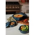 thumbnail image 4 of Thyme & Table 3-Piece Ceramic Casserole Set – Atlantic Blue, 4 of 10