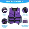 thumbnail image 5 of Gogokids Life Jacket Swim Vest for Adult Women men,Foldable Buoyancy Vest with Dual Safety Straps,Float Jacket for Boating,Kayaking,Swimming,Paddle and Fishing, 5 of 11