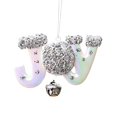 thumbnail image 6 of JOY Letter Christmas Ornaments, Glitter Bell Hanging Decorations, Xmas Tree Pendant for Holiday Home Party Decor, 6 of 7