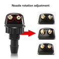 thumbnail image 4 of 2 X Car Water Spray Jet Nozzle For SsangYong Actyon Turismo Rodius Rexton Korando Kyron Musso Sports XLV Tivolan LIV-2 XAVL New Arrival, 4 of 5