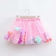 thumbnail image 5 of Girls Party Dress Kids Festive Petal Skirt With Net Overlay Performances Celebrations Clothes, 5 of 5