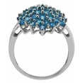thumbnail image 4 of Art Deco 925 Sterling Silver 2.14 Ctw Neon Apatite Women Thanksgiving Ring Size US- 11.5, 4 of 8
