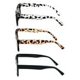 thumbnail image 3 of 3 Pairs BIFOCAL Women Reading Sunglasses - Bold Vintage Retro Leopard Outdoor Readers, 3 of 4