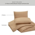 thumbnail image 4 of Better Homes & Gardens Crafted Woven 3-Piece Comforter Set, Dark Camel, Full Queen, All Ages, 4 of 8