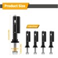 thumbnail image 2 of Mounting Pins for Recovery Boards, 4 PCS Lockable Traction Board Mount Pins, Safety Theftproof Mounting Pins Compatible with MaxTrax MKII Recovery Boards, Including M10 Bolts, 140MM Pins, 2 of 7