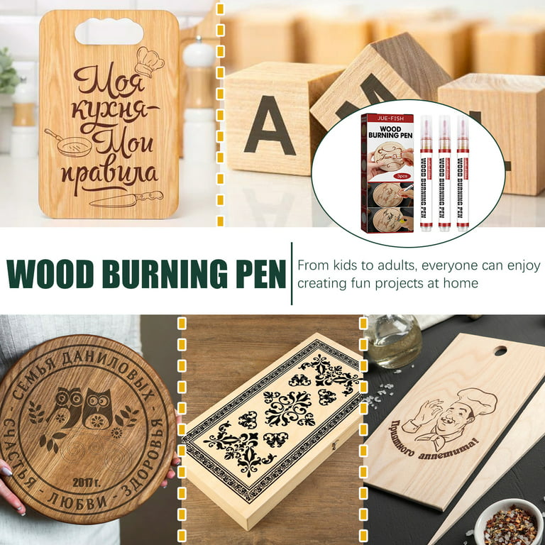 DIY Wood Burning Charring Pen Scorch Wood Burned Markers