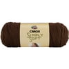 Caron Simply Soft Acrylic Dark Chocolate Yarn, 1 Each
