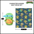 thumbnail image 6 of Nickelodeon Teenage Mutant Ninja Turtles Cute Leo Silk Touch Throw Blanket and Plush Character Hugger Set, 6 of 6