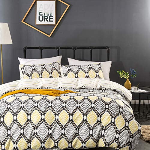 Online shopping a variety of best duvet sets for girls at dhgate.com. wellboo leaves duvet covers gold women bedding cover sets gray and yellow bohemian bedding sets queen full reversible cotton striped quilt covers