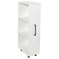 thumbnail image 6 of LUMAMIN File Cabinet with 3 Pulled Out Doors, Slide Out Filing Cabinet with Wheels, Multi-Functional Printer Stand Under Desk Storage for Office or Living Room, White, 6 of 10