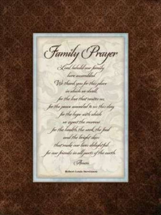 Family Prayer Canva