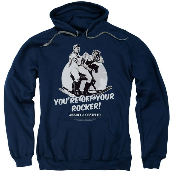 Abbott & Costello Off Your Rocker Officially Licensed Adult Pullover Hoodie L