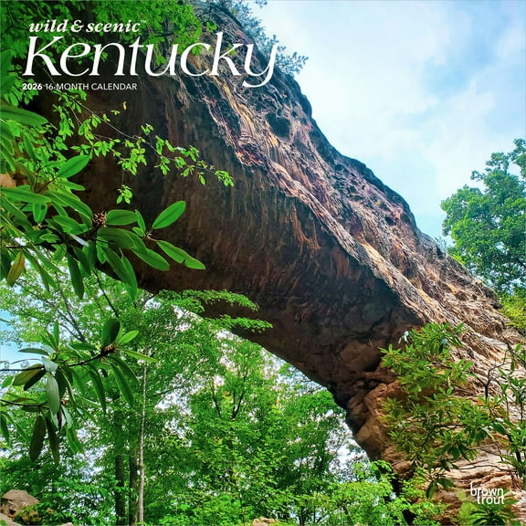 Kentucky Wild & Scenic | 2026 12x24" (Hanging) Wall Calendar | Plastic-Free