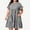 Black, variant on Vivianyo HD Women's PLuse Size Round Neck Gingham Tiered Dresses, Ruffle Short Sleeve Loose Casual Midi Sundresses With Pockets for Women, Women's Orange, Sizes L-5XL