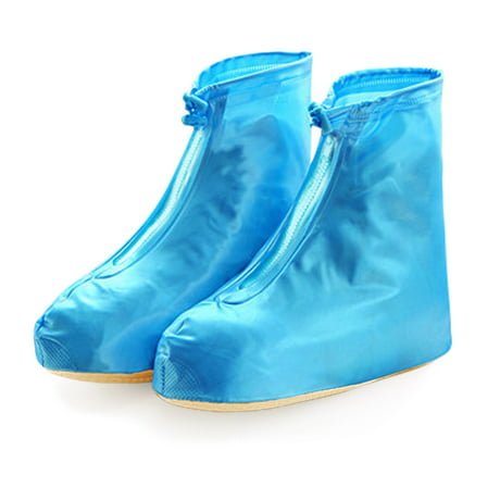 Unique Bargains Women's Non-Slip Reusable Zippered Waterproof Rain ...