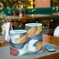 thumbnail image 3 of Yayeee Flameless Candles with Remote Flickering Battery Operated Multi Color Changing, Abstract Wavy, 3 of 7