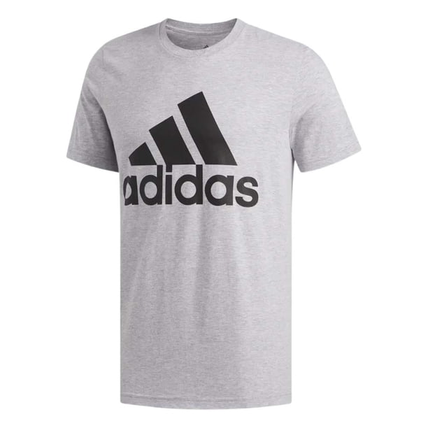 Playera Adidas Hombre Basic Bos Tee Ed9607 Gris Adidas ED9607