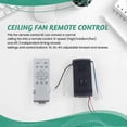 thumbnail image 2 of Universal Ceiling Fan Remote Control Kit Low Voltage 30w Dc Fan Light Driver Controller 6-Speed & Ti, 2 of 5