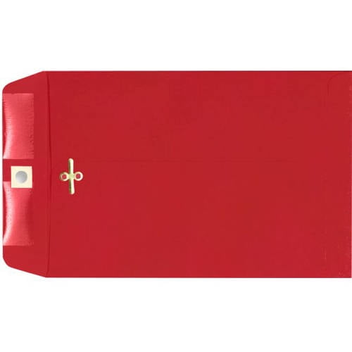 9 x 12 Clasp Envelopes Ruby Red (1000 Qty.)