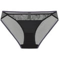 thumbnail image 6 of Seamless Cheeky Underwear for Women Underwear French Thin Mesh Lace Panties Womens Sheer Low Waist Bikini Underpants Purple L, 6 of 8