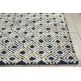 thumbnail image 4 of Nourison Modern Deco Geometric Modern Navy/Ivory 9'6" x 13' Area Rug, (10' x 13'), 4 of 6