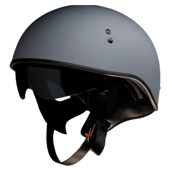 Z1R Vagrant Motorcycle Half Helmet Prime Gray XS